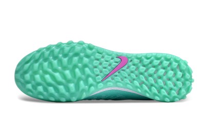 Unisex Nike Phantom Luna 2 Elite LV8 TF Artificial Turf High-Tops Football Shoes - Jade/Black/Purple