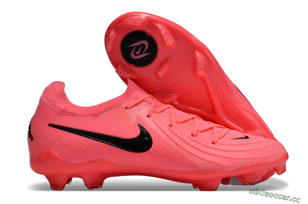 Unisex Nike Phantom Luna 2 Elite LV8 FG Firm Ground Low-Tops Football Boots - Red/Black/Pink 2