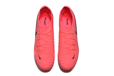 Unisex Nike Phantom Luna 2 Elite LV8 FG Firm Ground Low-Tops Football Boots - Red/Black/Pink