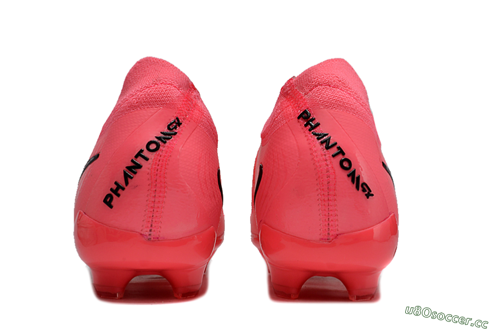 Unisex Nike Phantom Luna 2 Elite LV8 FG Firm Ground Low-Tops Football Boots - Red/Black/Pink 5