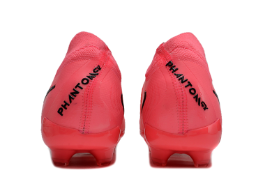 Unisex Nike Phantom Luna 2 Elite LV8 FG Firm Ground Low-Tops Football Boots - Red/Black/Pink