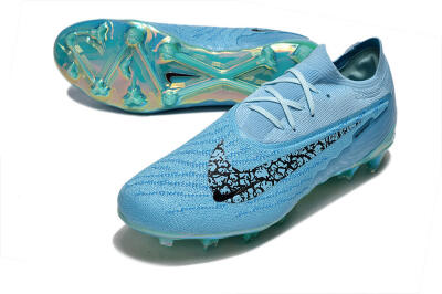 Men's Nike Phantom GX Elite FG Firm Ground Low-Tops Football Boots - Blue/Black/Gold