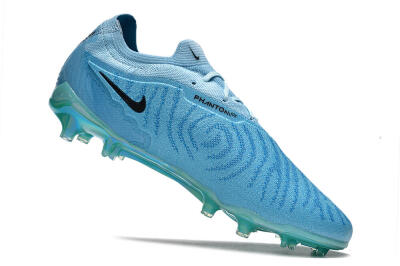Men's Nike Phantom GX Elite FG Firm Ground Low-Tops Football Boots - Blue/Black/Gold