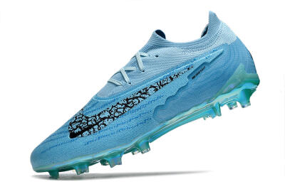 Men's Nike Phantom GX Elite FG Firm Ground Low-Tops Football Boots - Blue/Black/Gold