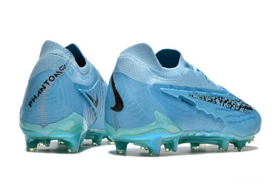 Men's Nike Phantom GX Elite FG Firm Ground Low-Tops Football Boots - Blue/Black/Gold