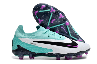 Men's Nike Phantom GX Elite Peak Ready FG Firm Ground Low-Tops Football Boots - Turquoise/Black/Fuchsia Dream/White