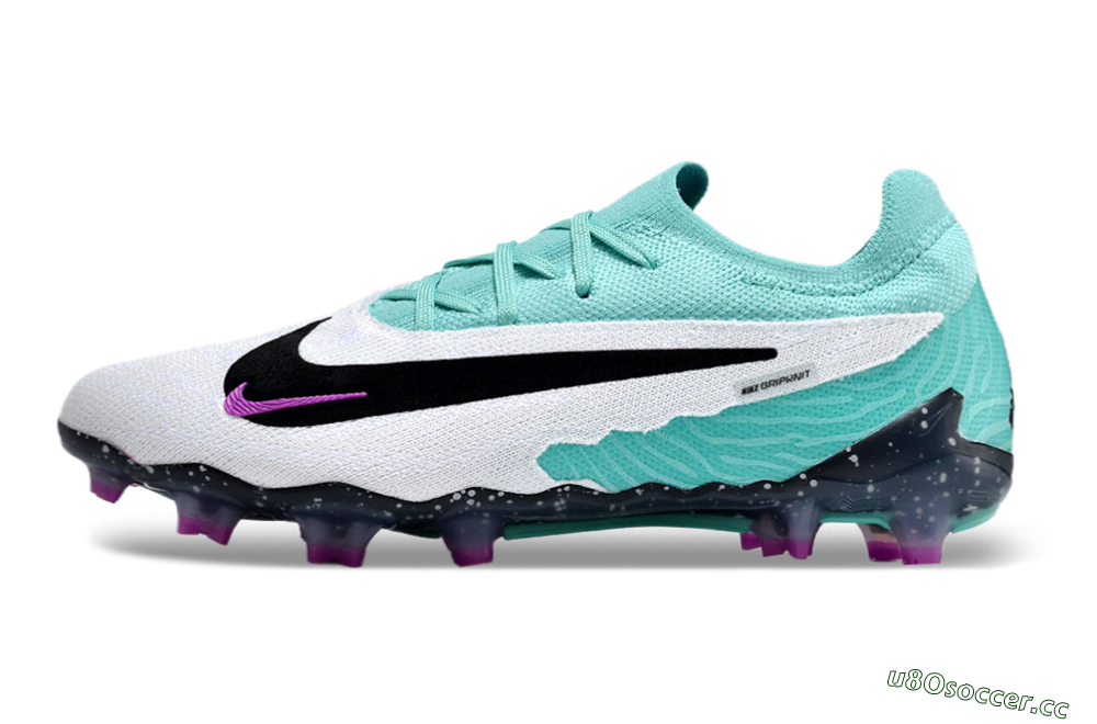Men's Nike Phantom GX Elite Peak Ready FG Firm Ground Low-Tops Football Boots - Turquoise/Black/Fuchsia Dream/White 0