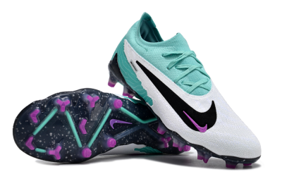 Men's Nike Phantom GX Elite Peak Ready FG Firm Ground Low-Tops Football Boots - Turquoise/Black/Fuchsia Dream/White