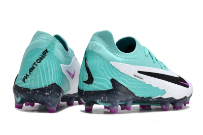 Men's Nike Phantom GX Elite Peak Ready FG Firm Ground Low-Tops Football Boots - Turquoise/Black/Fuchsia Dream/White