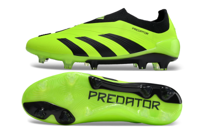 Unisex Adidas Predator Accuracy+ FG Firm Ground Low-Tops Football Boots - Yellow/Black
