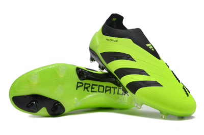 Unisex Adidas Predator Accuracy+ FG Firm Ground Low-Tops Football Boots - Yellow/Black