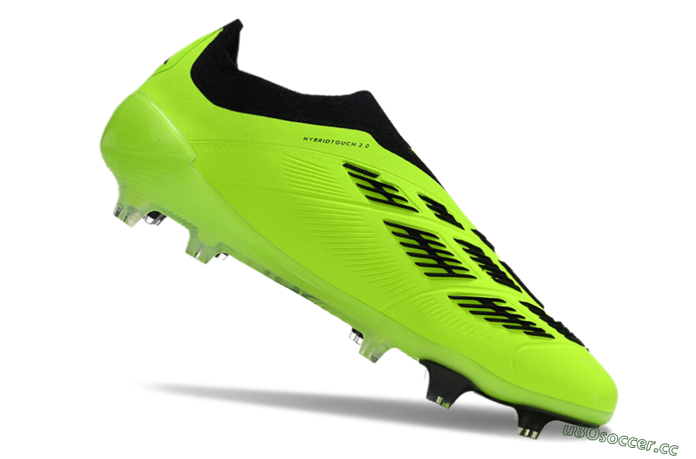 Unisex Adidas Predator Accuracy+ FG Firm Ground Low-Tops Football Boots - Yellow/Black 4