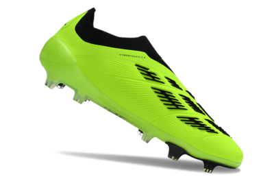 Unisex Adidas Predator Accuracy+ FG Firm Ground Low-Tops Football Boots - Yellow/Black