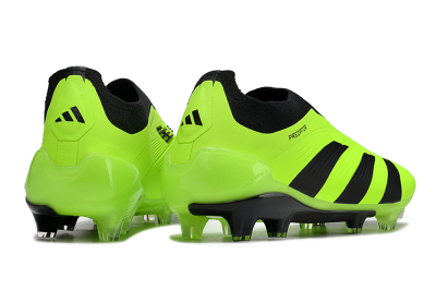 Unisex Adidas Predator Accuracy+ FG Firm Ground Low-Tops Football Boots - Yellow/Black