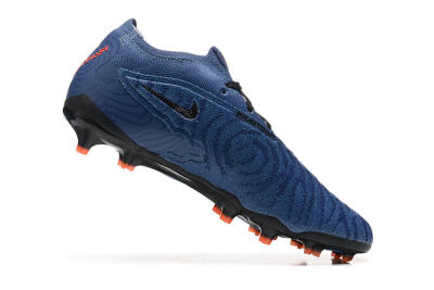 Men's Nike Phantom GX Elite FG Firm Ground Low-Tops Football Boots - Blue/Orange/Black