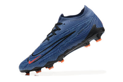 Men's Nike Phantom GX Elite FG Firm Ground Low-Tops Football Boots - Blue/Orange/Black
