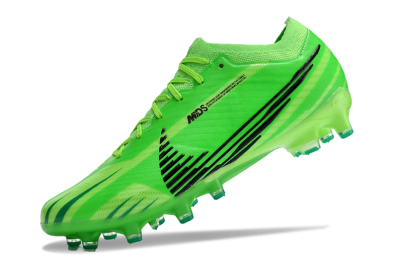 Men's Nike Air Zoom Mercurial Vapor 15 Elite AG Artificial Grass Low-Tops Football Boots - Green/Black