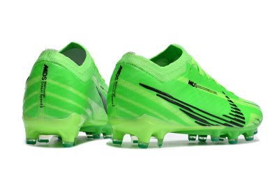 Men's Nike Air Zoom Mercurial Vapor 15 Elite AG Artificial Grass Low-Tops Football Boots - Green/Black
