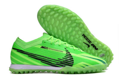 Unisex Nike Air Zoom Mercurial Vapor 15 Elite TF Artificial Turf Low-Tops Football Shoes - Green/Black/Whtie