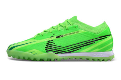 Unisex Nike Air Zoom Mercurial Vapor 15 Elite TF Artificial Turf Low-Tops Football Shoes - Green/Black/Whtie