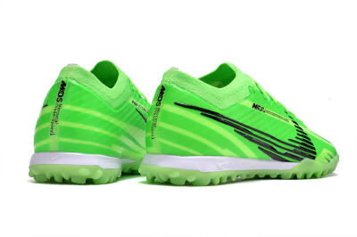 Unisex Nike Air Zoom Mercurial Vapor 15 Elite TF Artificial Turf Low-Tops Football Shoes - Green/Black/Whtie