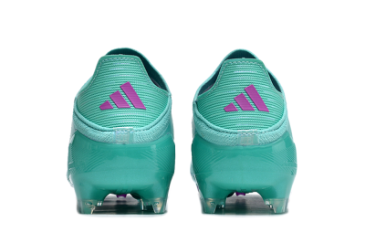 Unisex Adidas F50 Adizero FG Firm Ground Low-Tops Football Boots - Jade/Purple/Blue