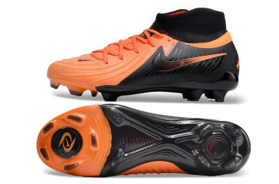Unisex Nike Phantom Luna Elite NU FG Firm Ground High-Tops Football Boots - Orange/Black
