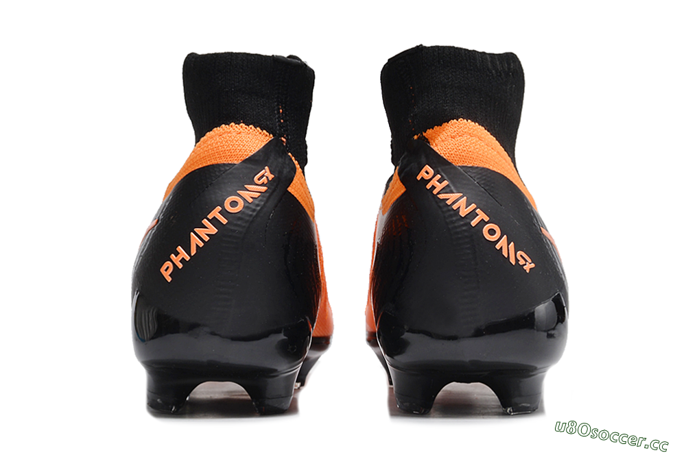 Unisex Nike Phantom Luna Elite NU FG Firm Ground High-Tops Football Boots - Orange/Black 5