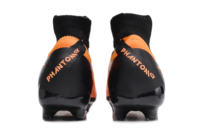 Unisex Nike Phantom Luna Elite NU FG Firm Ground High-Tops Football Boots - Orange/Black