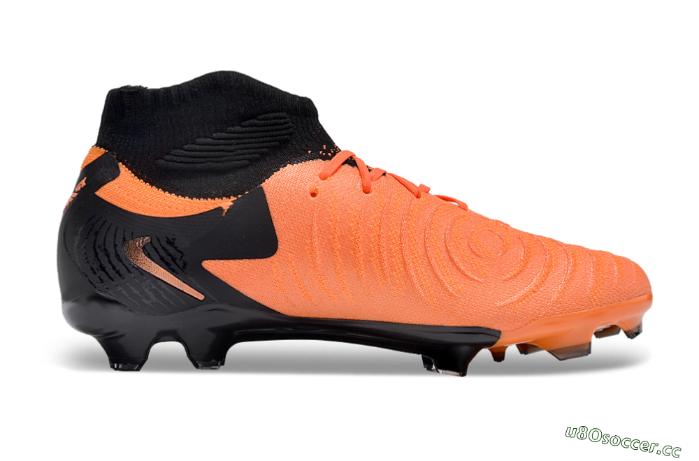 Unisex Nike Phantom Luna Elite NU FG Firm Ground High-Tops Football Boots - Orange/Black 7