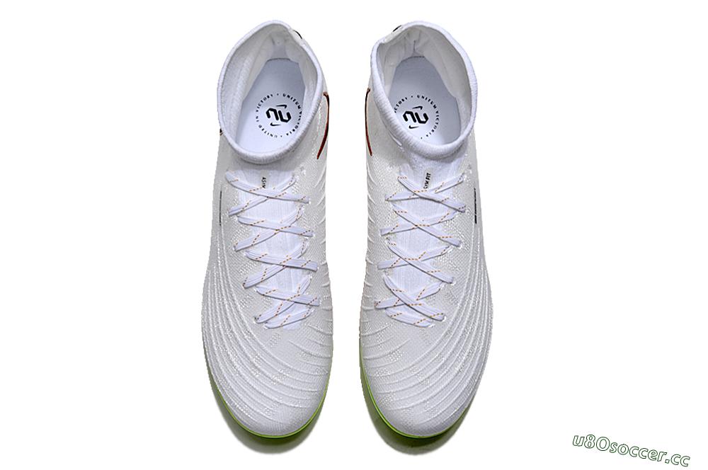 Unisex Nike Phantom Luna Elite NU FG Firm Ground High-Tops Football Boots - White/Black/Gold 4