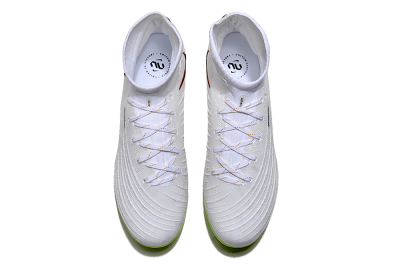 Unisex Nike Phantom Luna Elite NU FG Firm Ground High-Tops Football Boots - White/Black/Gold