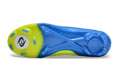 Unisex Nike Phantom Luna Elite FG Firm Ground Low-Tops Football Boots - Yellow/Blue/Pink