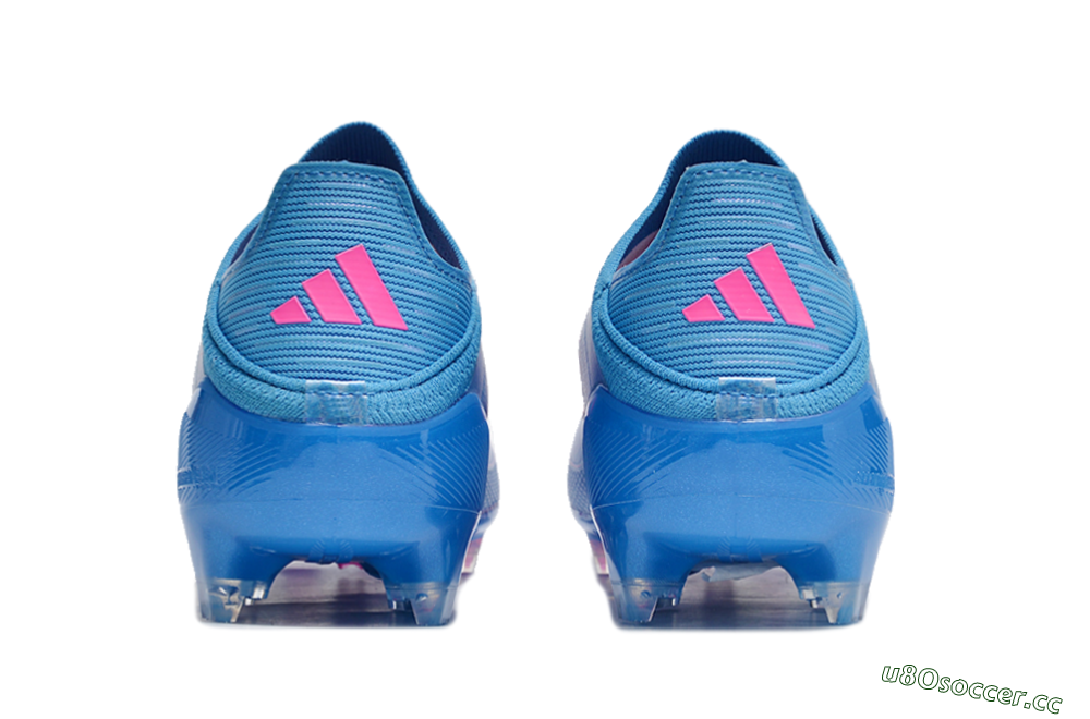 Unisex Adidas F50 Adizero FG Firm Ground Low-Tops Football Boots - Blue/Pink 5