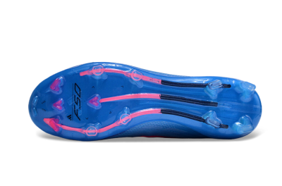 Unisex Adidas F50 Adizero FG Firm Ground Low-Tops Football Boots - Blue/Pink
