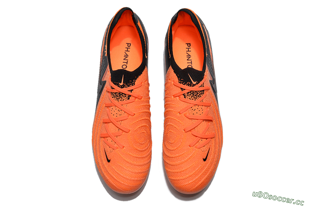 Unisex Nike Phantom Luna Elite FG Firm Ground Low-Tops Football Boots - Orange/Black 4