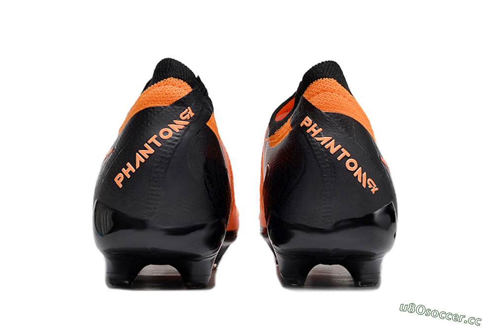 Unisex Nike Phantom Luna Elite FG Firm Ground Low-Tops Football Boots - Orange/Black 5