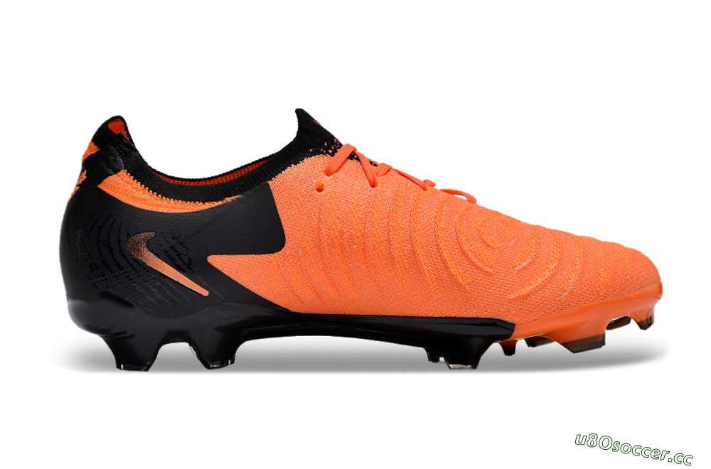 Unisex Nike Phantom Luna Elite FG Firm Ground Low-Tops Football Boots - Orange/Black 7
