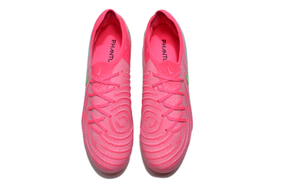 Unisex Nike Phantom Luna Elite FG Firm Ground Low-Tops Football Boots - Pink/Yellow/Jade