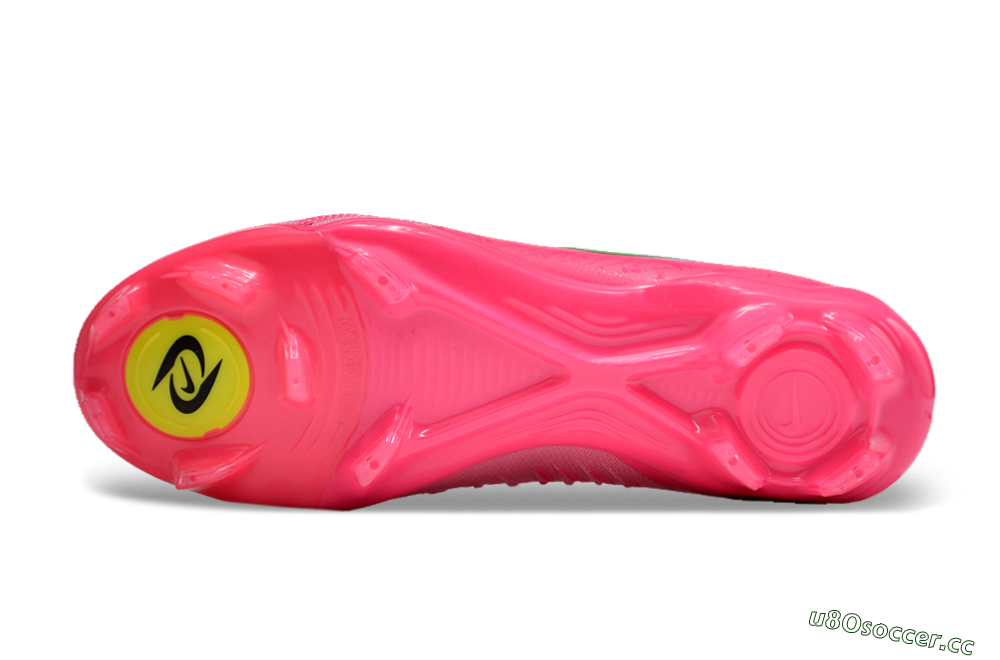 Unisex Nike Phantom Luna Elite FG Firm Ground Low-Tops Football Boots - Pink/Yellow/Jade 6