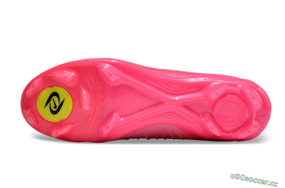 Unisex Nike Phantom Luna Elite NU FG Firm Ground High-Tops Football Boots - Pink/Yellow/Jade 6