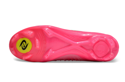 Unisex Nike Phantom Luna Elite NU FG Firm Ground High-Tops Football Boots - Pink/Yellow/Jade