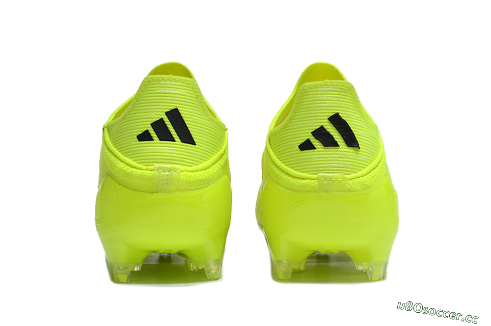 Men's Adidas F50 Adizero FG Firm Ground Low-Tops Football Boots - Yellow/Blue 5
