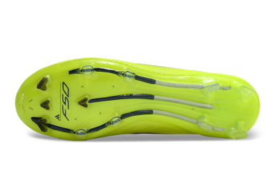 Men's Adidas F50 Adizero FG Firm Ground Low-Tops Football Boots - Yellow/Blue