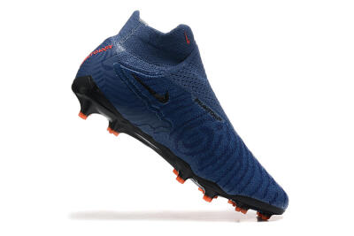 Men's Nike Phantom GX DF Elite FG Firm Ground High-Tops Football Boots - Blue/Red/Black