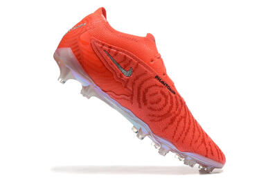 Men's Nike Phantom GX Elite FG Firm Ground Low-Tops Football Boots - Red/Silver