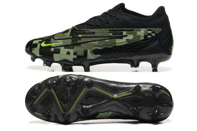Men's Nike Phantom GX Elite FG Firm Ground Low-Tops Football Boots - Black/Camo/Yellow