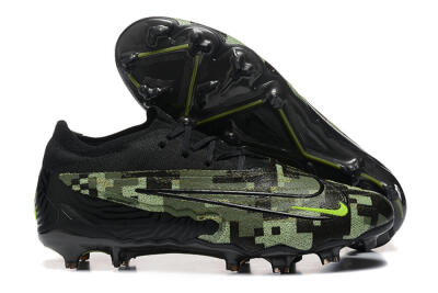Men's Nike Phantom GX Elite FG Firm Ground Low-Tops Football Boots - Black/Camo/Yellow