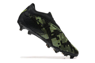 Men's Nike Phantom GX Elite FG Firm Ground Low-Tops Football Boots - Black/Camo/Yellow