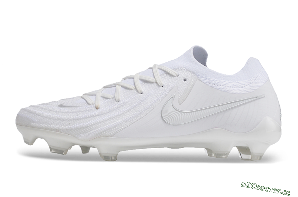 Men's Nike Phantom Luna Elite NU FG Firm Ground Low-Tops Football Boots - White/Black 0